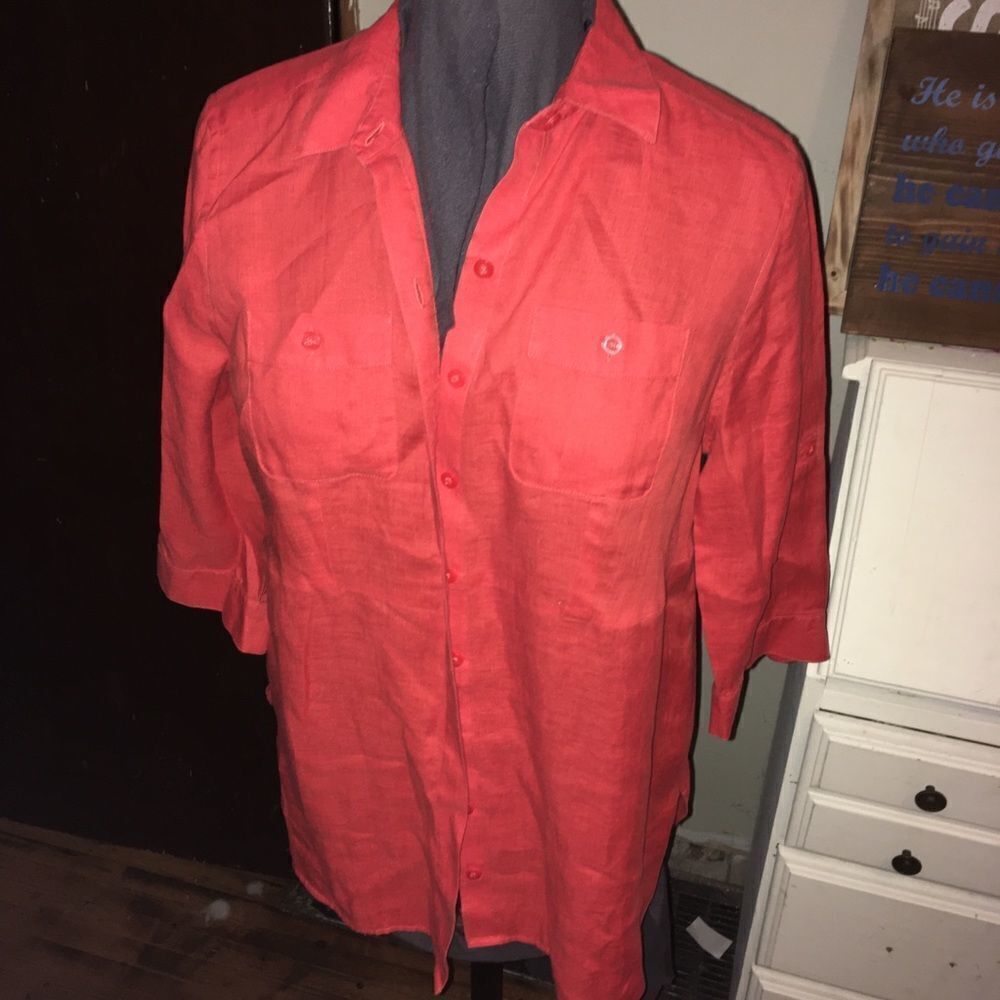 Chico’s 1P no iron button down shirt
